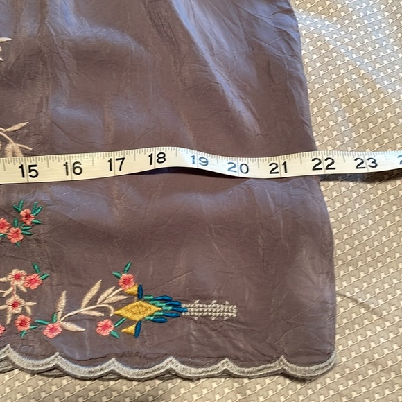 JOHNNY WAS Gray Rayon tunic with Embroidery size XS - Picture 11 of 11